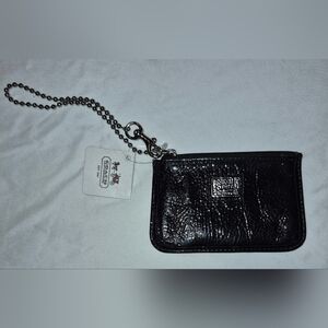 🩷🖤NWT🖤🩷 Coach Poppy Skinny Zip Card Case